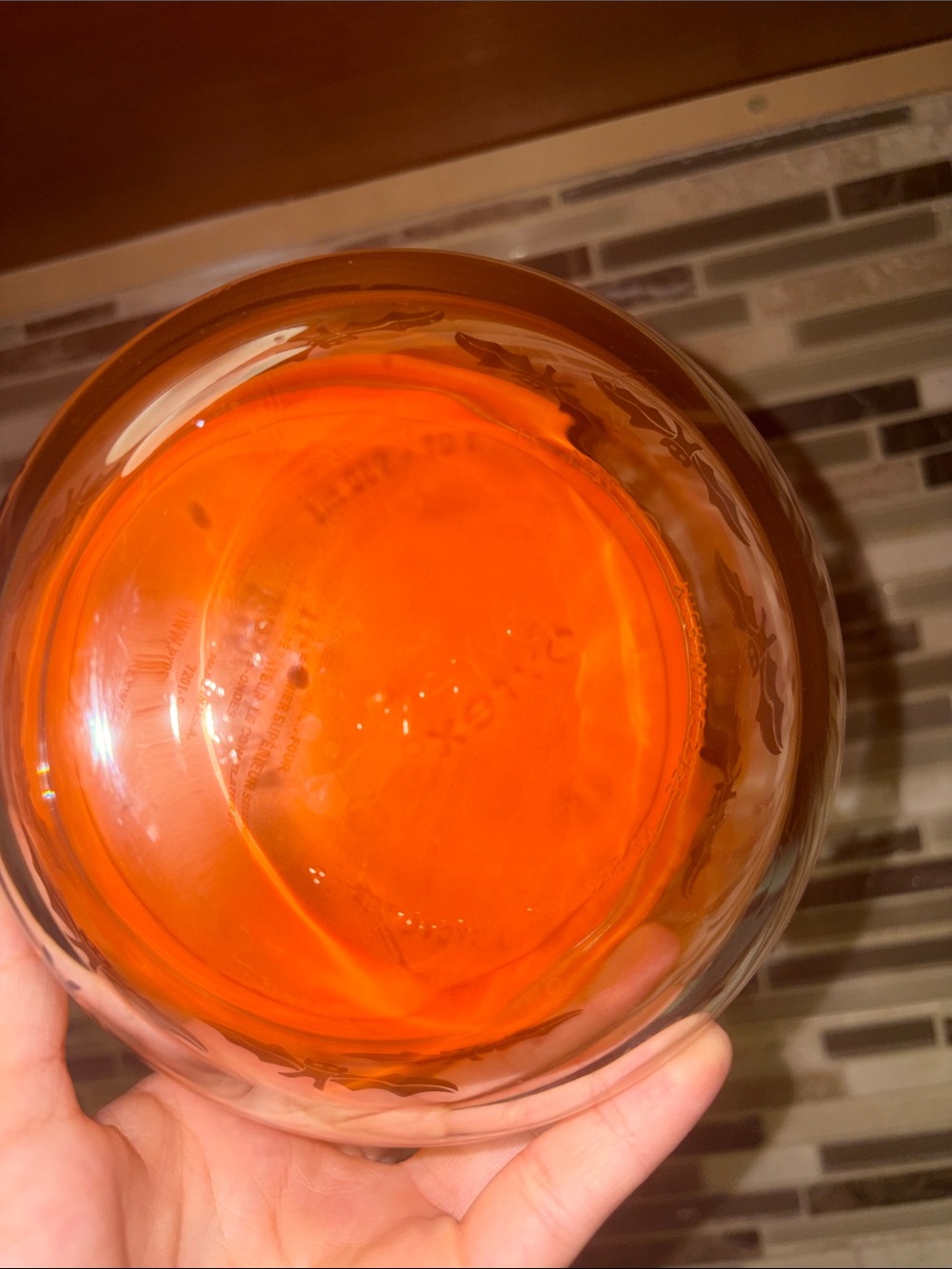 Pyrex Halloween Bats 4 Cup Glass Storage Bowl with Orange Lid NWOT - Picture 5 of 5